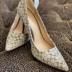 NWT Coach Signature Heels